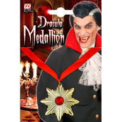 Dracula medailón s drahokamom